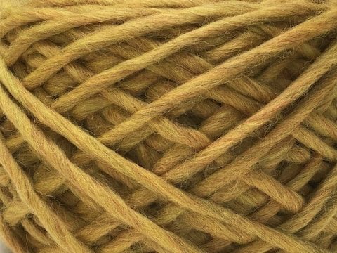 Peruvian highland wool in turmeric colour for your EMME custom cowl