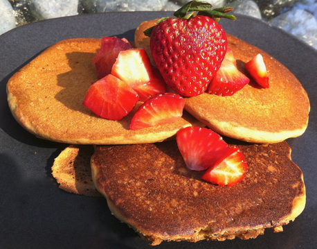 The Most Amazing Vegan Gluten-Free Pancakes Ever from www.zedhandmade.com/zed-blog.html 